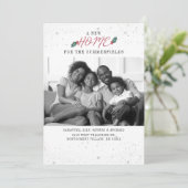 Kerstvakantie Foto Wijziging van het adres Verhuiz Aankondiging (Staand voorkant)