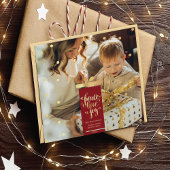Kerstvakantie Fotokaart Kaart