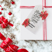 Kerstvakantie Gebakken Waren Cadeaulabel