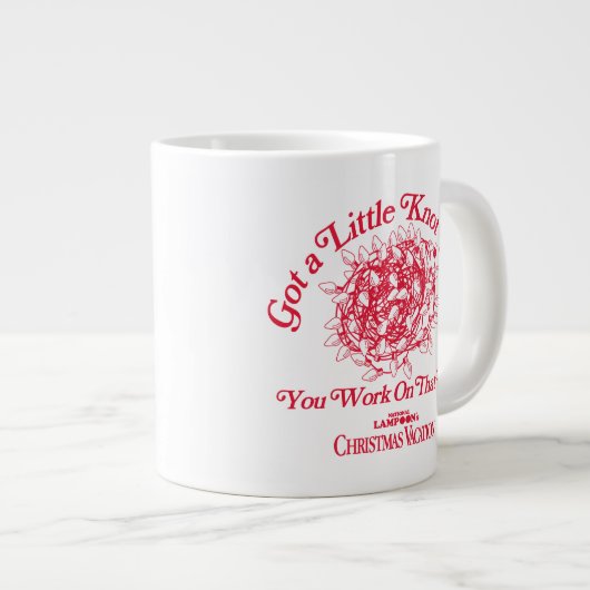 kerstvakantie | Geef hier een kleine knoop Grote Koffiekop (Voorkant rechts)