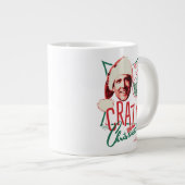 Kerstvakantie gek op kerst grote koffiekop (Voorkant rechts)