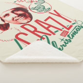 Kerstvakantie gek op kerst sherpa deken (3/4)