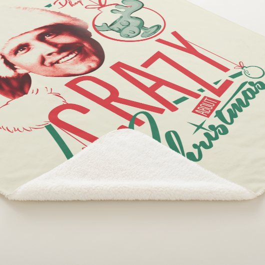 Kerstvakantie gek op kerst sherpa deken (3/4)