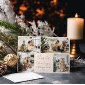 Kerstvakantie Gezinsfoto Kerstdag Kaart