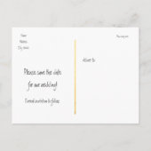 Kerstvakantie Gold Holly Briefkaart Opslagdatum (Achterkant)