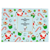 Kerstvakantie golfen groot cadeauzakje (Achterkant)