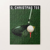 Kerstvakantie golfen legpuzzel (Verticaal)