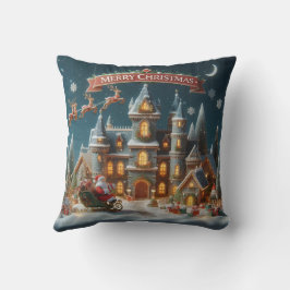 Kerstvakantie gooien kussen