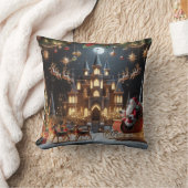 Kerstvakantie gooien kussen (Deken)