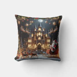 Kerstvakantie gooien kussen