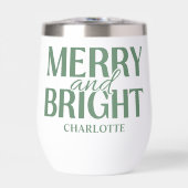 Kerstvakantie groen en vrolijk (Voorkant)