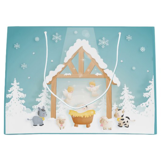 kerstvakantie groot cadeauzakje (Voorkant)