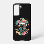 Kerstvakantie Groovy verblijf Groovy en Bright Samsung Galaxy Hoesje (Achterkant)