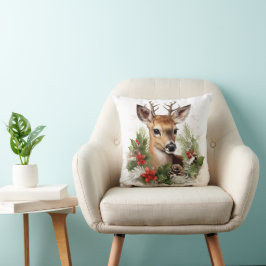 Kerstvakantie Herten Home Decor Kussen