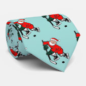 Kerstvakantie hockey stropdas (Opgerold)