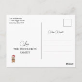 Kerstvakantie Hondenliefhebbers Green Merry Briefkaart (Achterkant)