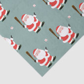 Kerstvakantie honkbal tissuepapier (Detail)