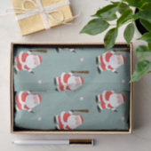 Kerstvakantie honkbal tissuepapier (Geschenk)
