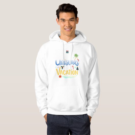 Kerstvakantie Hoodie (Voorkant volledig)