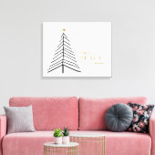 Kerstvakantie hoop vrede liefde Canvas Wall Art (Insitu (Woonkamer))
