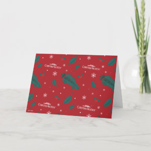 Kerstvakantie Hulst Patroon Feestdagen Kaart
