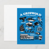 Kerstvakantie-icoontjes en citaten notitiekaartje (Voorkant / Achterkant)