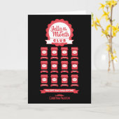 Kerstvakantie | Jam van de Maand Club Kaart (Gele Bloem)