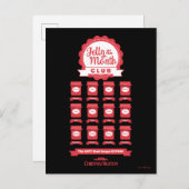 kerstvakantie | Jelly van de Month Club Briefkaart (Voorkant / Achterkant)