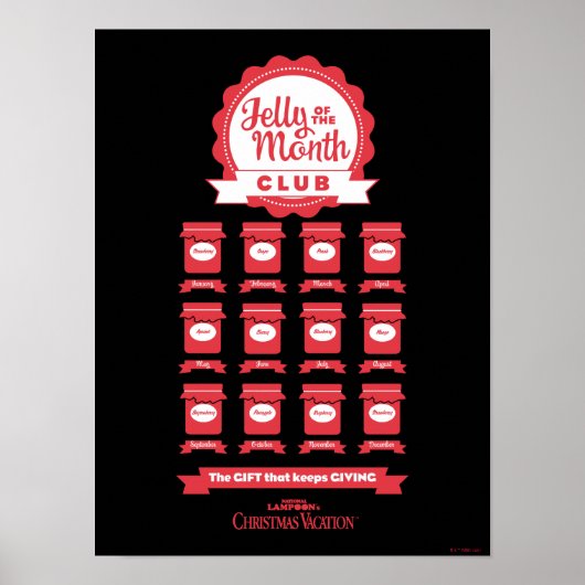 kerstvakantie | Jelly van de Month Club Poster (Voorkant)