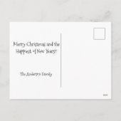 Kerstvakantie Joy Dragon Feestdagenkaart (Achterkant)