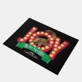kerstvakantie | Joy to the Squirrel Deurmat (Schuin)
