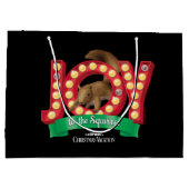 kerstvakantie | Joy to the Squirrel Groot Cadeauzakje (Achterkant)