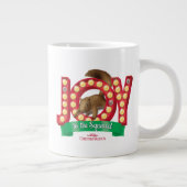 kerstvakantie | Joy to the Squirrel Grote Koffiekop (Rechts)