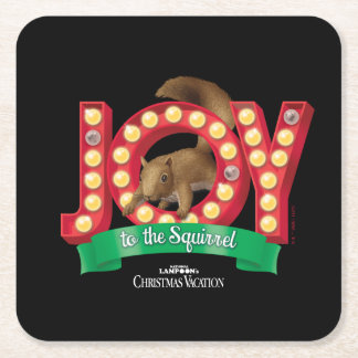 kerstvakantie | Joy to the Squirrel Kartonnen Onderzetters