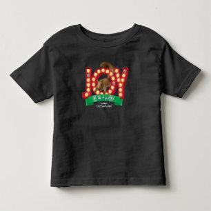 kerstvakantie Joy to the Squirrel Kinder Shirts