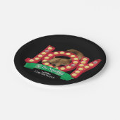 kerstvakantie | Joy to the Squirrel Papieren Bordje (Gekanteld)