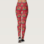 kerstvakantie | Joy to the Squirrel Pattern Leggings (Achterkant)