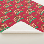 kerstvakantie | Joy to the Squirrel Pattern Sherpa Deken (3/4)