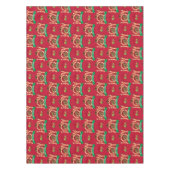 kerstvakantie | Joy to the Squirrel Pattern Tafelkleed (Voorkant)