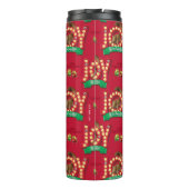 kerstvakantie | Joy to the Squirrel Pattern Thermosbeker (Achterkant)