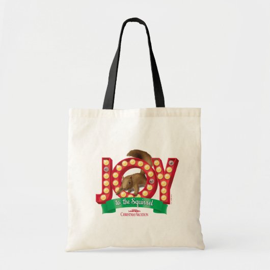 kerstvakantie | Joy to the Squirrel Tote Bag (Voorkant)