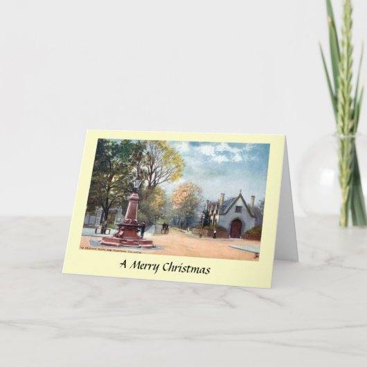 Kerstvakantie Kaart - Dulwich, Londen (Voorkant)
