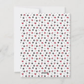 Kerstvakantie Kaart in Pet Chihuahua (Achterkant)