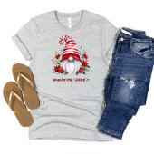 Kerstvakantie Kabouter Grappig Sarcasme T-shirt