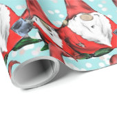 Kerstvakantie Kabouters Vrolijk Cadeaupapier (Rol Hoek)