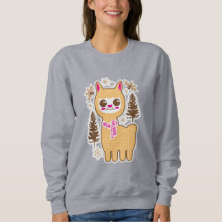 Kerstvakantie Kawaii Llama Trui