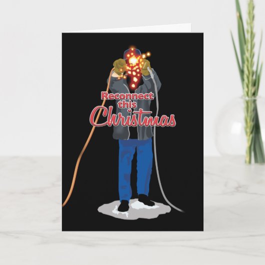 Kerstvakantie | Kerst reconnecten Kaart (Voorkant)