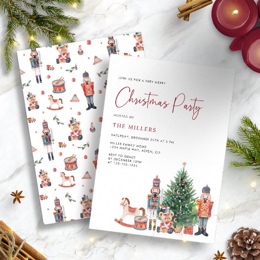 Kerstvakantie Kerstfeest Uitnodiging