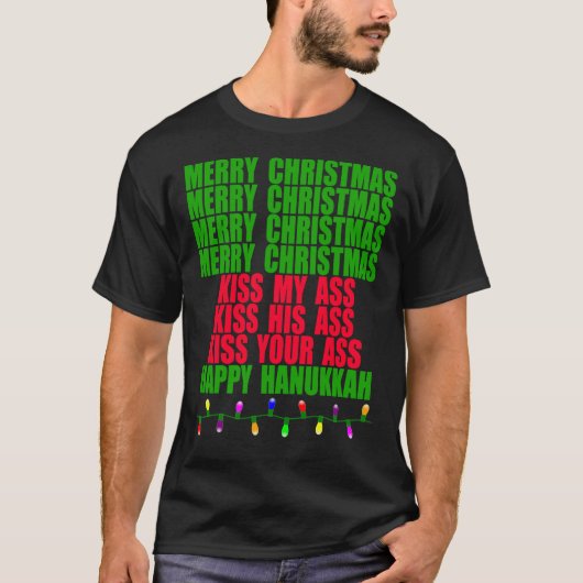 kerstvakantie - kerstfeestdag - vrolijk kerstfeest t-shirt (Voorkant)