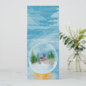 Kerstvakantie Kerstkaart (Staand voorkant)